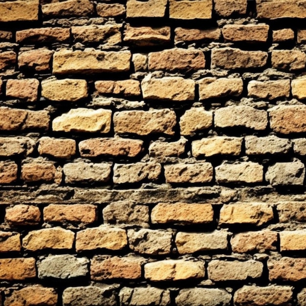 A black brick wall with a grey brick background.