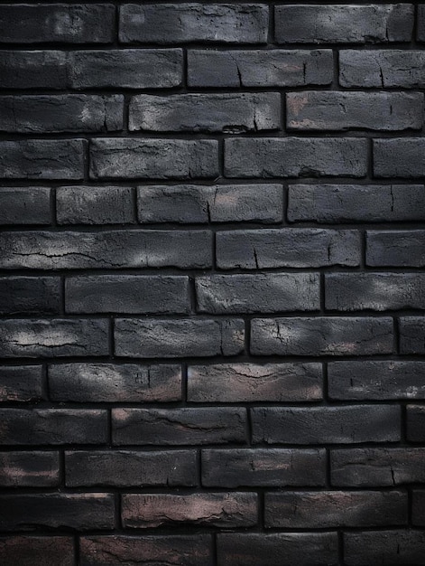 a black brick wall with the word  b  on it