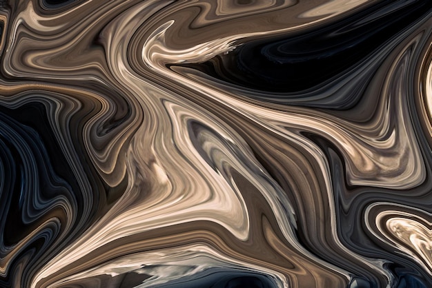 A black and brown marble background with a dark blue and brown marble pattern.