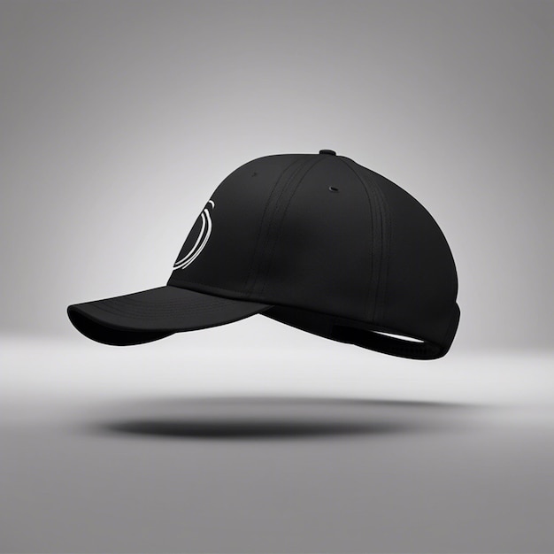 a black cap with the logo on it is labeled quot the company quot