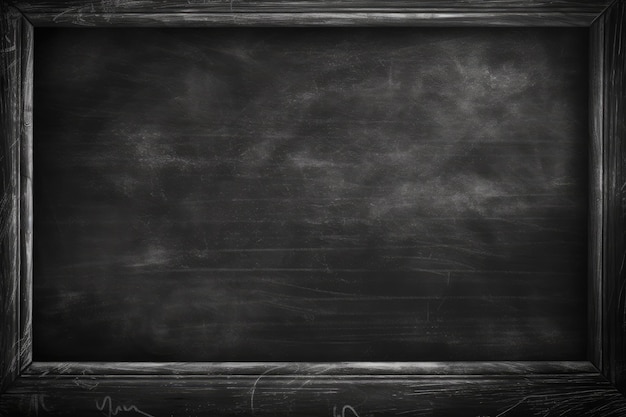 Black chalkboard background generative ai