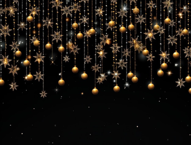 Black Christmas background