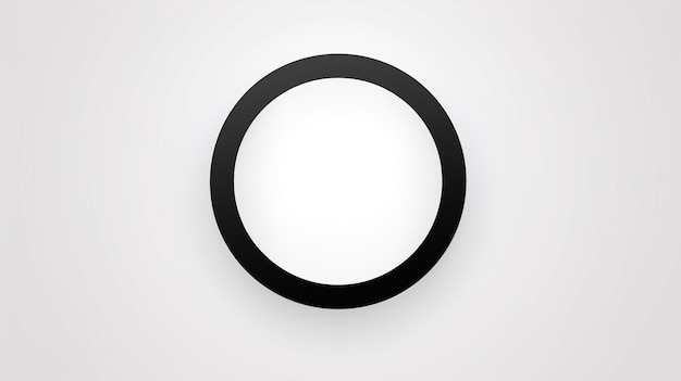 black circle logo on a white background