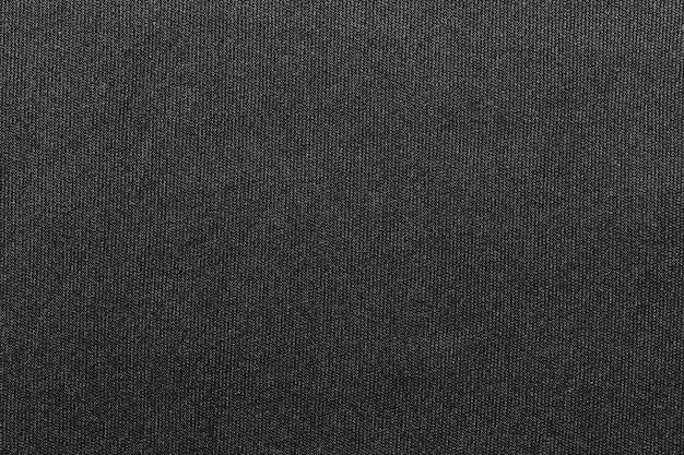 Black color fabric cloth polyester texture and textile background