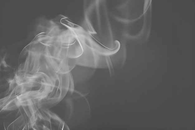 Black Color Smoke Effect Background