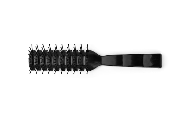 Black comb isolated on white background