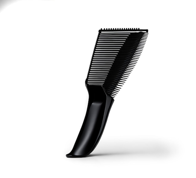 Black Comb isolated on White Background