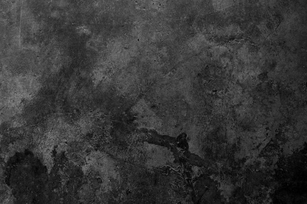 Black concrete or cement material in abstract wall background texture