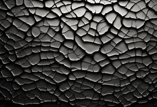 black cracked texture can be used for background