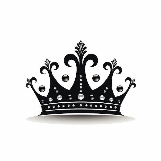 a black crown with a crown on it that says  brim