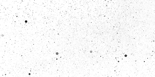 Black dots on a white background