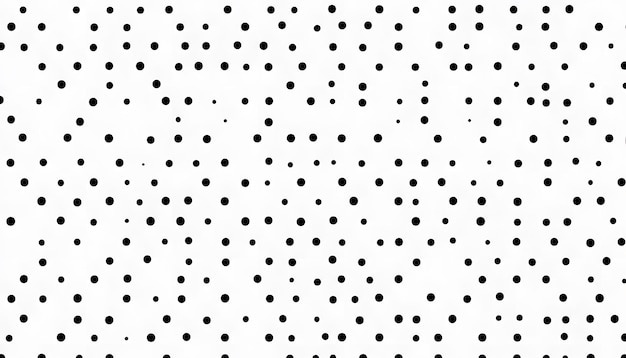 black dots on a white background