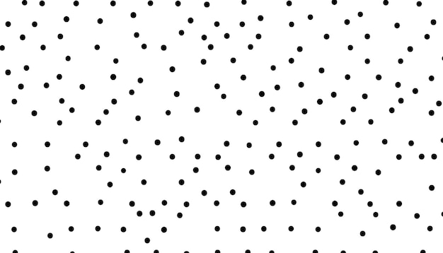 black dots on a white background