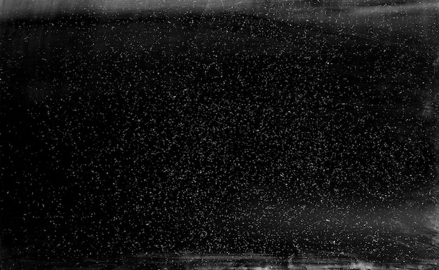 Black dusty texture overlay. Grainy film. Vintage abstract background.