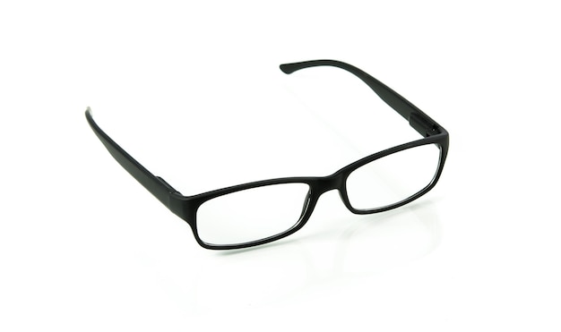 Black Eye Glasses Isolated