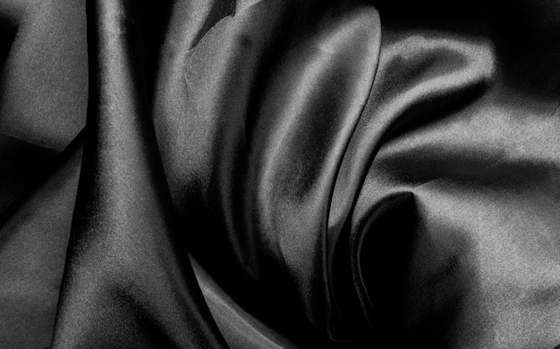 black fabric texture background, abstract