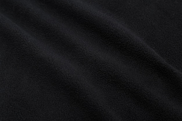 Black fabric texture, Cloth pattern background.