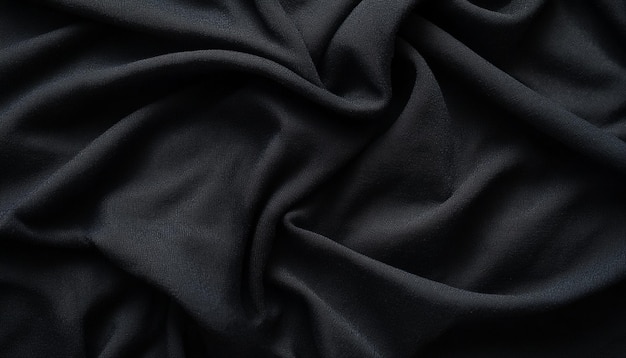 a black fabric with the word  i love  on it