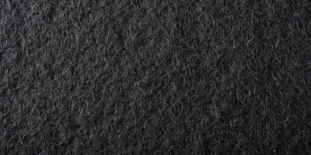 Photo black felt abstract background texture