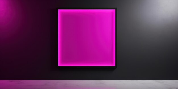 A black frame on a wall with a shadow in the style of minimalistic modern 8k 3d white minimalist imagery lightfilled poster magenta ar 21 Job ID 5ccba7c00ddd4a2fa07476cb2261d689