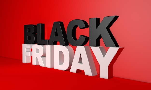 Black Friday advertising sign