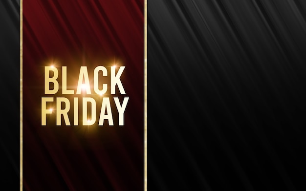 Black Friday background for displaying products