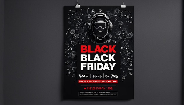 Photo black friday banner and poster design gift box gift card designsales poster bannerbackground