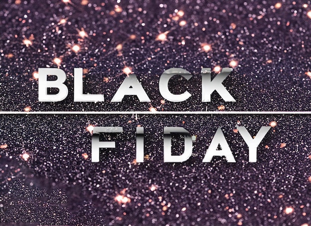 Black friday beautiful texture with shining background