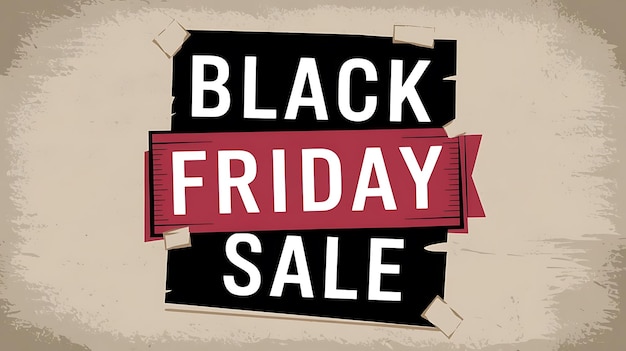 Photo black friday discount illustration design for advertising and banners