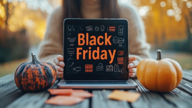 Black Friday Online Shopping Concept