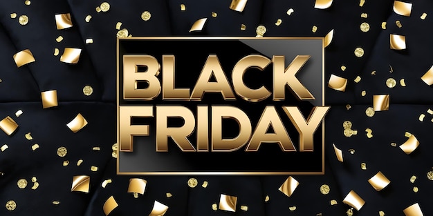 Black Friday Sale Background Perfect for Promotional Graphics Ads and Seasonal Campaigns