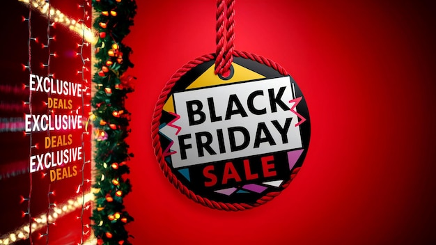 Photo black friday sale big sale offer black friday background image 4k hd