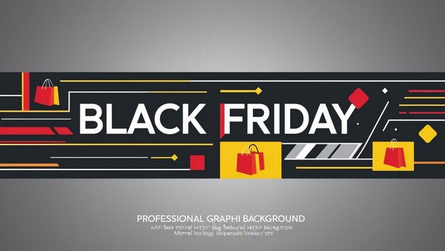 Photo a black friday sale poster for black friday friday sale