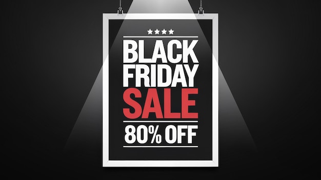 Photo black friday sale poster