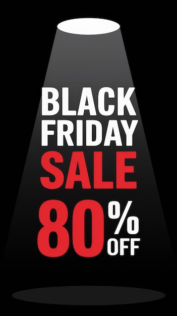 Black Friday sale poster