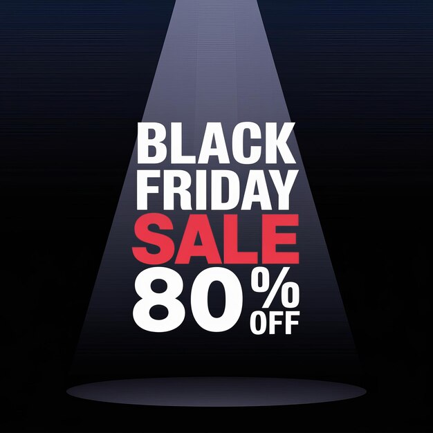 Black Friday sale poster