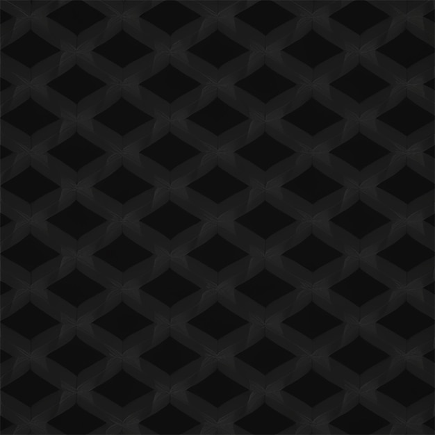 a black geometric pattern with a geometrical pattern of squares