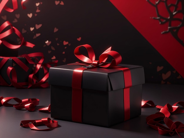 Black gift box