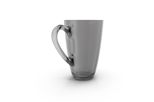 Black Glass Mug