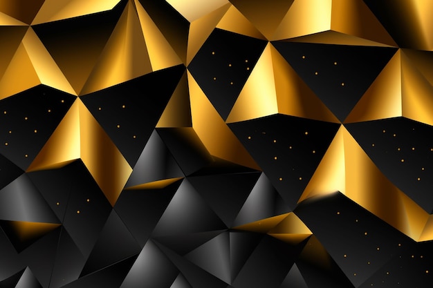 Black and gold background with a black and gold pattern.