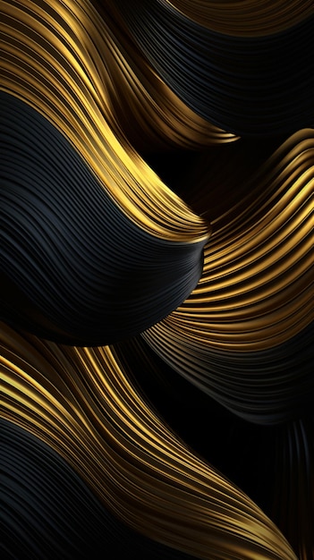 A black and gold background with a black and gold pattern.