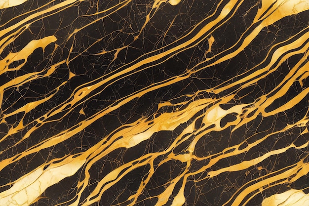 Black and gold background with marble effect seamless