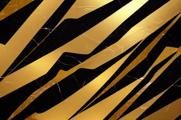 Black and gold background with marble effect