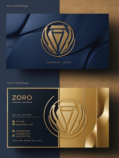 a black and gold brochure with a gold diamond on it