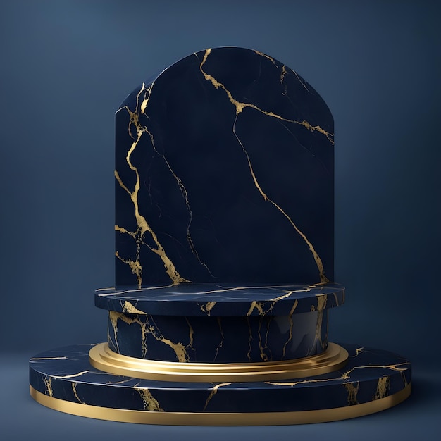 a black and gold cake with a gold top that says broken on it