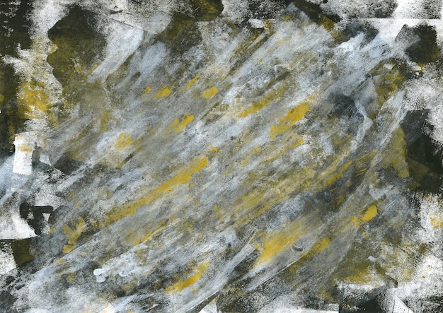 Black gold expression acrylic texture. Modern art