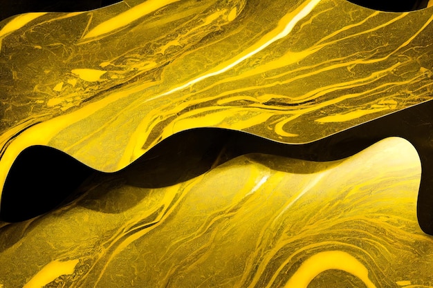 Black and gold marble abstract background