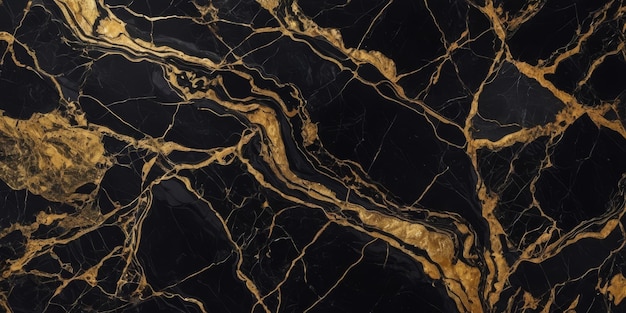 Black and gold marble texture design ceramic tile