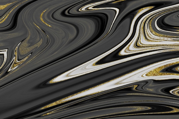 Black and gold marble texture