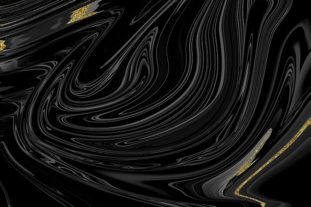 Black and gold marble texture